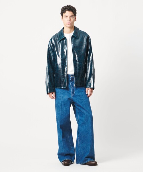コート アウター 「LOEFF」CRAKLE OCEAN ジャケット UNISEX レディース メンズの画像