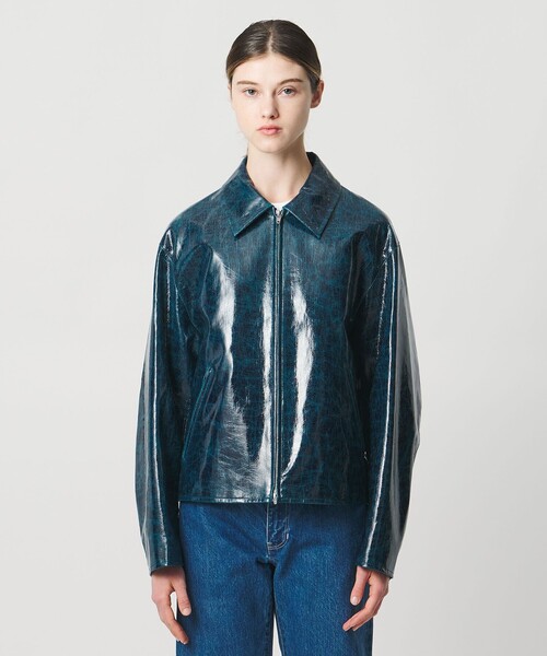 コート アウター 「LOEFF」CRAKLE OCEAN ジャケット UNISEX レディース メンズの画像