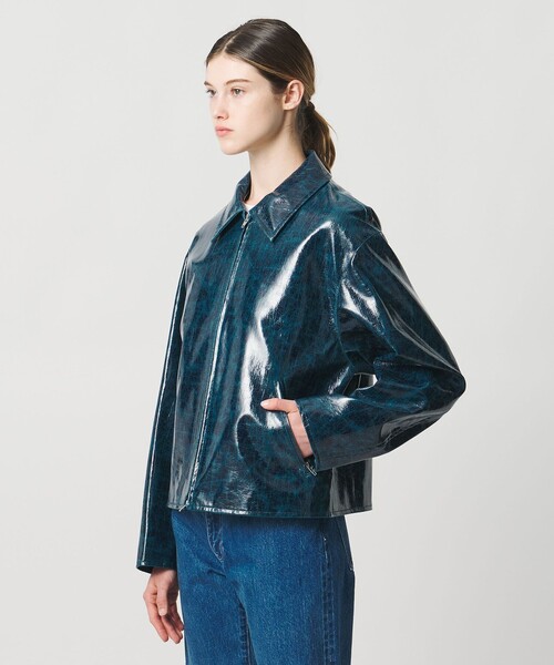 コート アウター 「LOEFF」CRAKLE OCEAN ジャケット UNISEX レディース メンズの画像