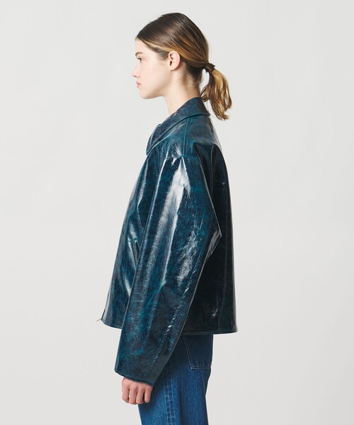 コート アウター 「LOEFF」CRAKLE OCEAN ジャケット UNISEX レディース メンズの画像
