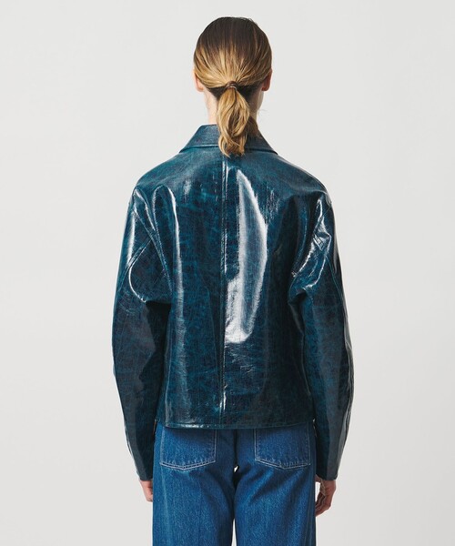 コート アウター 「LOEFF」CRAKLE OCEAN ジャケット UNISEX レディース メンズの画像