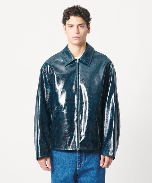 コート アウター 「LOEFF」CRAKLE OCEAN ジャケット UNISEX レディース メンズの画像
