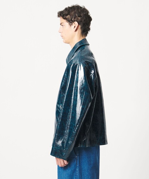 コート アウター 「LOEFF」CRAKLE OCEAN ジャケット UNISEX レディース メンズの画像