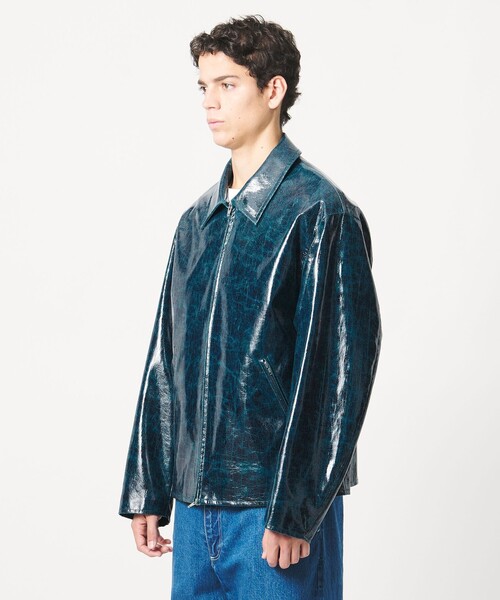 コート アウター 「LOEFF」CRAKLE OCEAN ジャケット UNISEX レディース メンズの画像