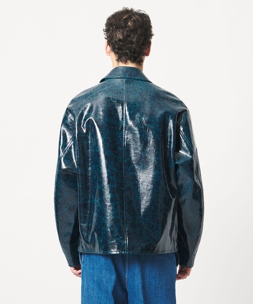 コート アウター 「LOEFF」CRAKLE OCEAN ジャケット UNISEX レディース メンズの画像