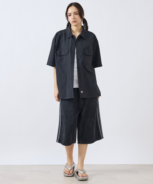 Dickies（ディッキーズ） シャツ 半袖 ナイロンリラックスワークシャツ