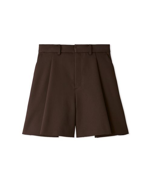 ☆らづ☆FRAY I.D☆ベルト付きショートパンツ2色セット FRAY I.D（フレイ・アイディー） ワイドパンツ パンツ タックフォルム