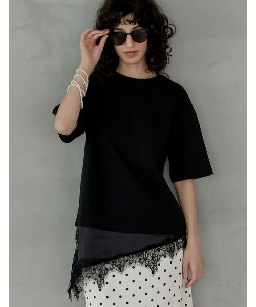 Re:EDIT（リエディ） tシャツ 半袖 「2026 SUMMER COLLECTION」裾