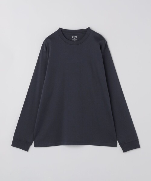 「SHIPS Colors」 長袖Tシャツ LARGE ライトホワイト メンズ_画像5