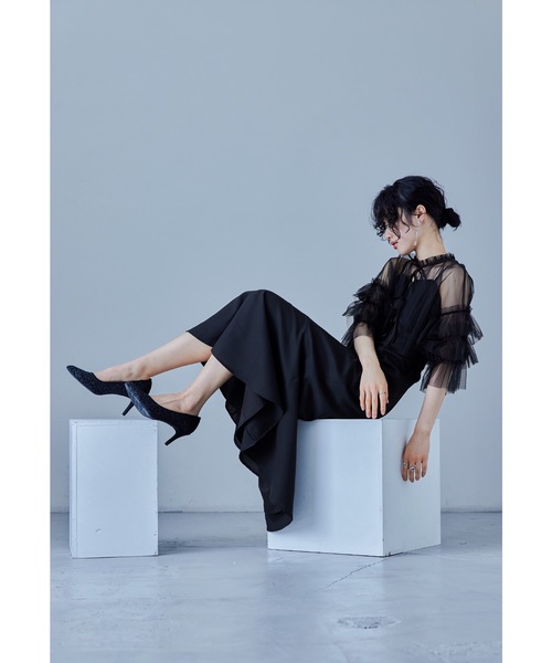 「niana」 コンビワンピース - グリーン レディース_画像5