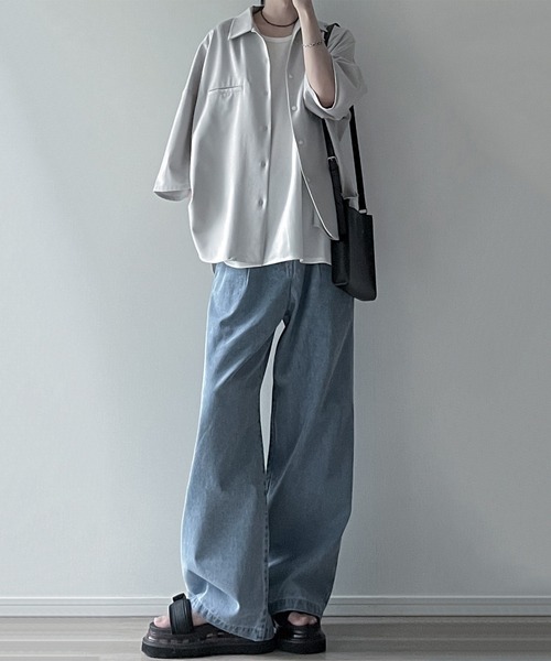「cussil」 スラックス X-SMALL ブルー メンズ_画像4