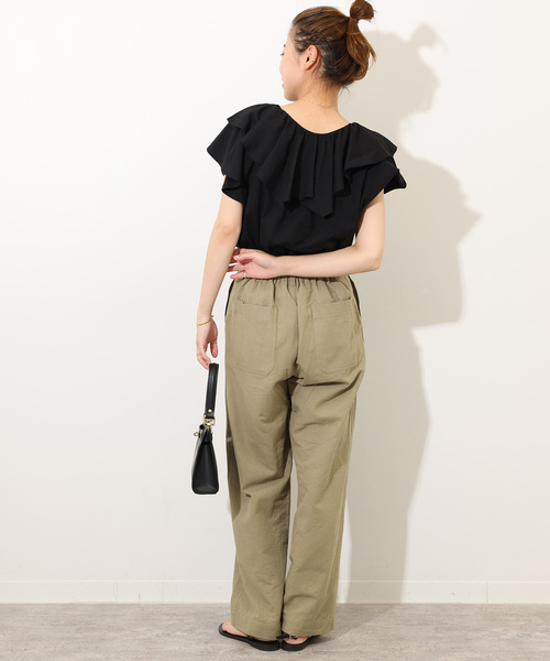 「JOURNAL STANDARD relume」 ノースリーブトップス FREE ブラック レディース_画像8
