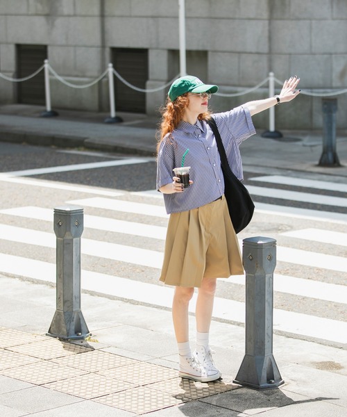 「BONLECILL」 チノパンツ S ベージュ レディース_画像6
