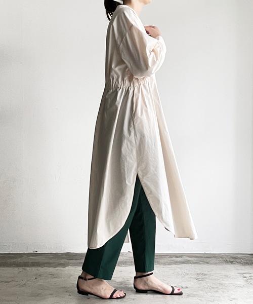 「COMMON WARE」 「HALHAM」スラックス L グリーン メンズ_画像3
