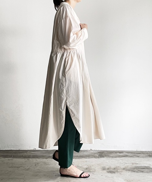 「COMMON WARE」 「HALHAM」スラックス L グリーン メンズ_画像5