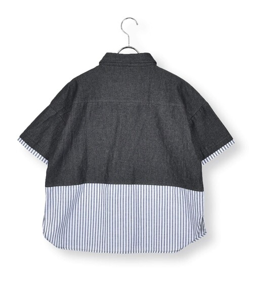 「ZIDDY」 「KIDS」半袖シャツ 140 ブルー キッズ_画像9