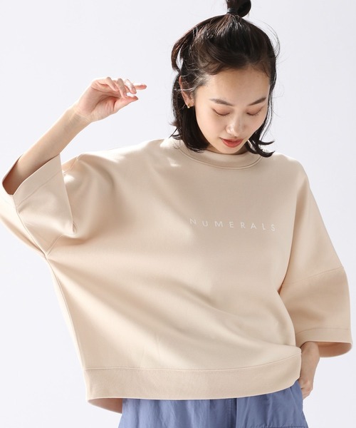 「NUMERALS」 半袖カットソー - グレー レディース_画像2