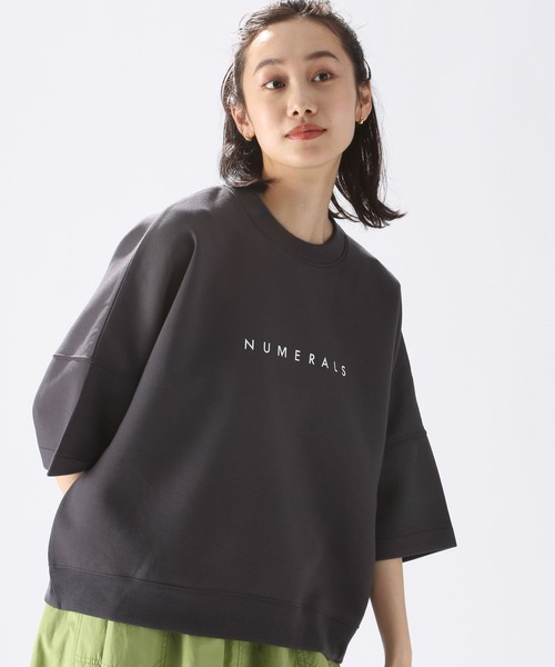 「NUMERALS」 半袖カットソー - グレー レディース_画像4
