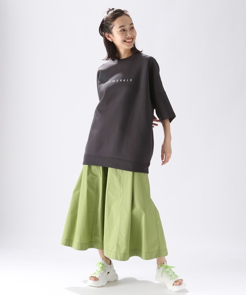 「NUMERALS」 半袖カットソー - グレー レディース_画像7