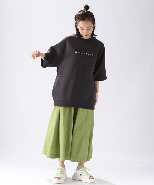 「NUMERALS」 半袖カットソー - グレー レディース_画像10