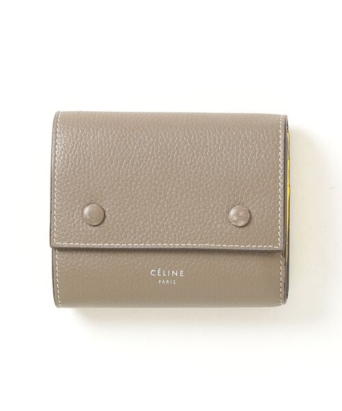 CELINE（セリーヌ） マルチファンクション 三つ折り 財布 - グレー