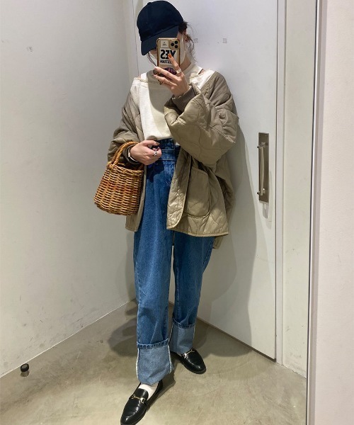 「ISOOK」 デニムパンツ FREE ブルー レディース_画像9