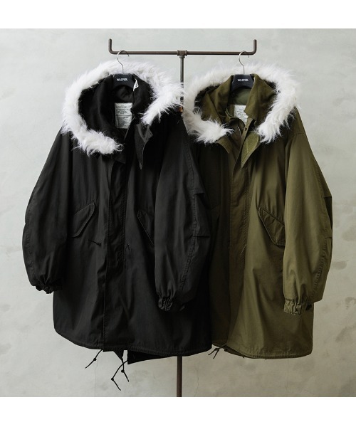 WAIPER.inc モッズコート コート 米軍 M-65 フィッシュテールパーカー
