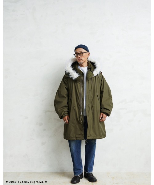 waiper wp1004 m-65 フィッシュテール　モッズコート WAIPER.inc モッズコート コート 米軍 M-65 フィッシュテールパーカー