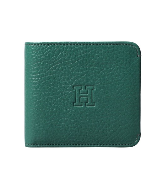 HIROFU ヒロフ プラティカ 二つ折り財布 グリーン コンパクト ウォレット HIROFU（ヒロフ） 二つ折り 二つ折り財布 財布 「プラティカ」二つ折り