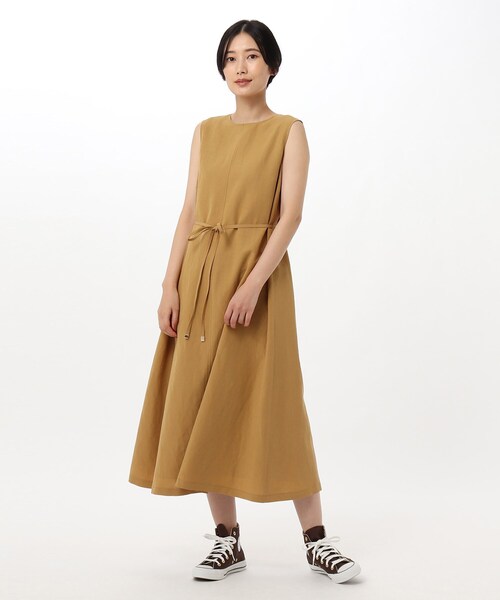 超特価安い ワンピース 「L」リネン混Aラインワンピース ZOZOTOWN PayPayモール店 - 通販 - PayPayモール 安い格安