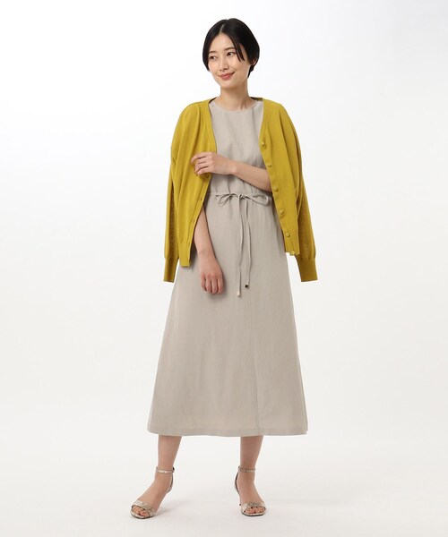 超特価安い ワンピース 「L」リネン混Aラインワンピース ZOZOTOWN PayPayモール店 - 通販 - PayPayモール 安い格安