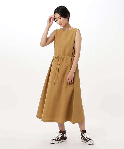 超特価安い ワンピース 「L」リネン混Aラインワンピース ZOZOTOWN PayPayモール店 - 通販 - PayPayモール 安い格安