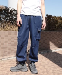 カーゴパンツ HOOK- アメカジサイドビッグポケット裾絞りカーゴ
