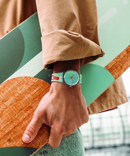 Swatch 腕時計 「SWATCH X CENTRE POMPIDOU」EIFFEL TOWER， BY