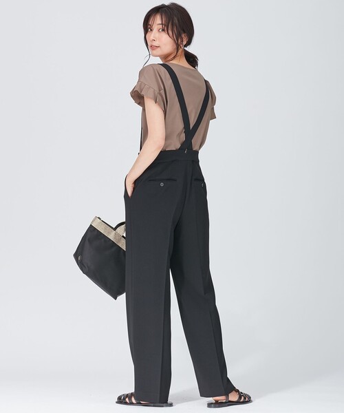 パンツ トリアセダブルクロス ワイドストレート レディース : ZOZOTOWN