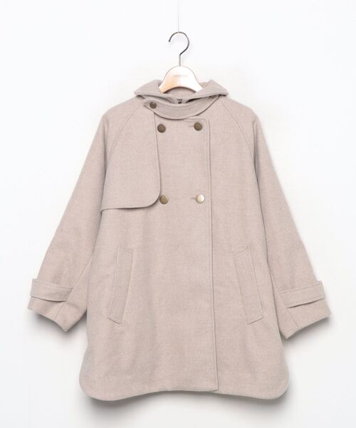 【studio CLIP】 ピーコート ベージュ WOMEN 72742772ZOZOTOWN Yahoo!店 通販