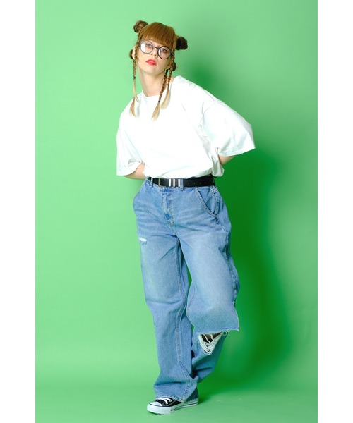 ベルト an meets zakka 3連シルバーループベルト メンズ レディース