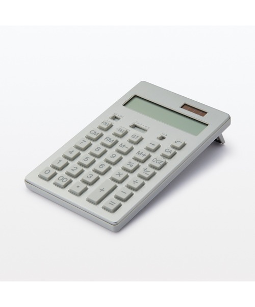 無印良品（MUJI） 文房具 電卓 12桁・アルミ（BO‐192