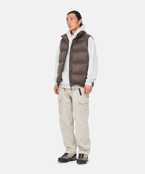 【未使用品】GRAMICCI グラミチ ダウン パファー ベスト グレー Lサイズ/DOWN PUFFER VEST SEAL GREY Down Puffer Vest – Gramicci