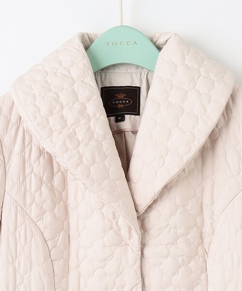 新品タグ付き　TOCCA　LAURAキルティングコート LAURA NEW ショールカラーキルティングコート / TOCCA