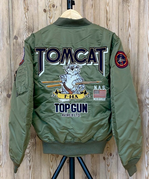AVIREX ma1 ma-1 TOMCAT MA1 メンズ レディース : ZOZOTOWN