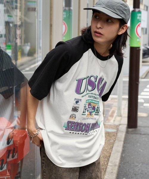 ◆24SS VENHIT Like Racing ラグランTシャツ/3色◆ ライクレーシングラグランTシャツ - VENHIT | 60% - アジア