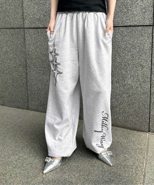 sedacle girl スウェットパンツ ジャージ モチーフプリント