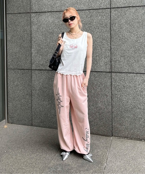 sedacle girl スウェットパンツ ジャージ モチーフプリント