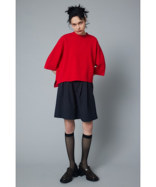 今季HeRIN.CYE Box knit topsサマーニット HeRIN.CYE | Back random hem tops (ニット ) |SHEL'TTER WEBSTORE