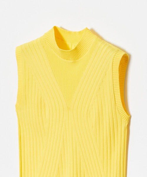 ニット セーター 「LOULOU WILLOUGHBY」リブキリカエモックネックプルオーバー レディース LOULOU WILLOUGHBY ニット セーター 「LOULOU WILLOUGHBY」リブ
