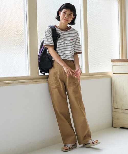 タグ付き未使用^_^BY★シャーリングボーダーTシャツ BEAUTY＆YOUTH UNITED ARROWS tシャツ シャーリング ボーダー T