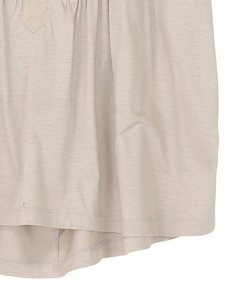ZUCCa tシャツ ピンタックドッキング / Tシャツ S レディース