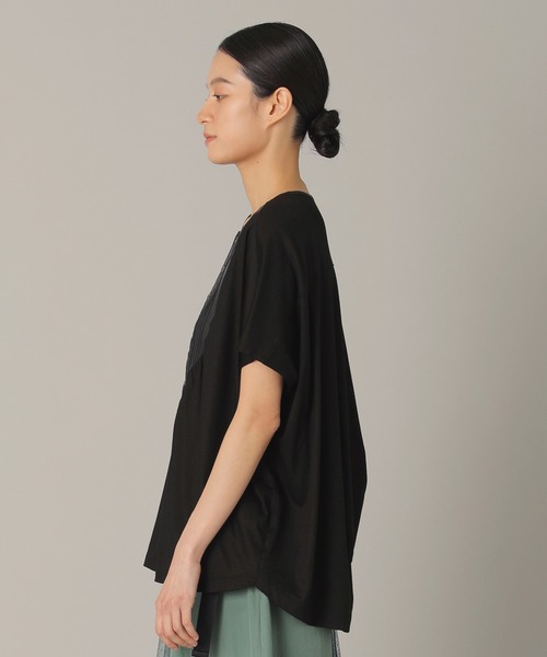 tシャツ ピンタックドッキング / Tシャツ / S レディース ZUCCa tシャツ ピンタックドッキング / Tシャツ S レディース