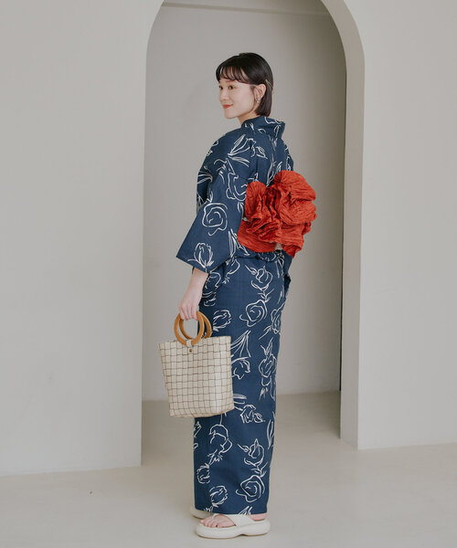 Kastane（カスタネ）の「Vintage花柄浴衣（浴衣）」 - WEAR